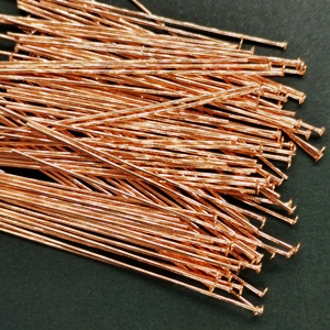 5cm-Rose Gold Finished-Head Pins (100pcs)